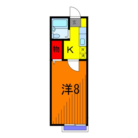 ビレッヂフジ２の物件間取画像